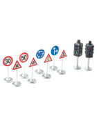Siku Ampeln mit Verkehrsschildern
