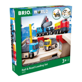 BRIO Rail & Road Loading Set