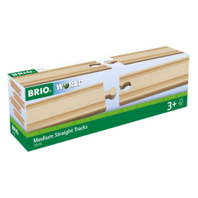 BRIO Medium Straight Tracks