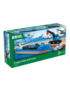 BRIO Container & Crane Wagon