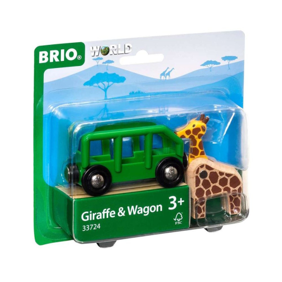 BRIO Giraffe and Wagon