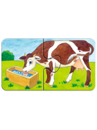 Puzzle Auf dem Bauernhof, 2 x 9 Teile