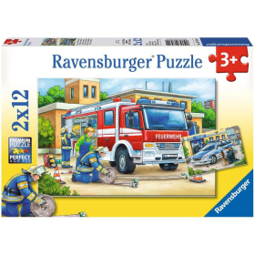 Ravensburger Polizei und Feuerwehr