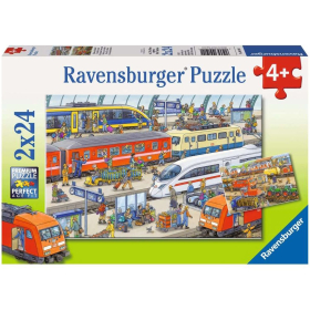 Ravensburger Trubel am Bahnhof