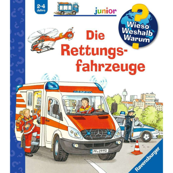 Ravensburger Wieso? Weshalb? Warum? junior, Band 23: Die Rettungsfahrzeuge