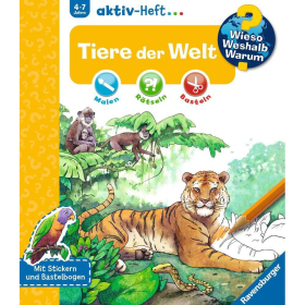 Ravensburger Wieso? Weshalb? Warum? aktiv-Heft: Tiere der Welt