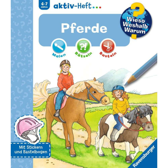 Ravensburger Wieso? Weshalb? Warum? aktiv-Heft: Pferde