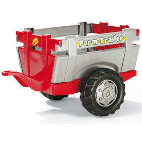 RollyToys rollyFarmer Trailer, rot/silber