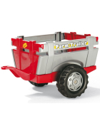 RollyToys rollyFarmer Trailer, rot/silber