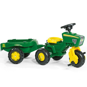 RollyToys Minitrac John Deere mit Anhänger