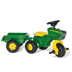 RollyToys Minitrac John Deere mit Anhänger