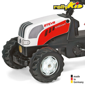 RollyToys Kid Steyr CVT 6190 mit Anhänger