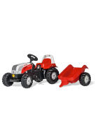 RollyToys Kid Steyr CVT 6190 mit Anhänger