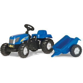 RollyToys Kid New Holland T7040 mit Anhänger