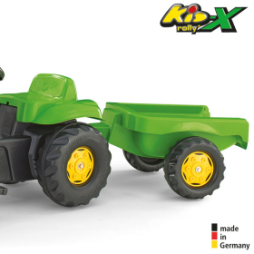 RollyToys Kid-X mit Anhänger & Lader, grün