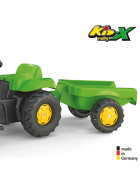 RollyToys Kid-X mit Anhänger & Lader, grün