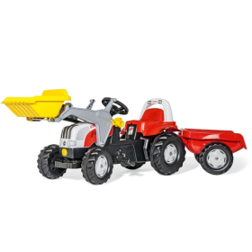 RollyToys Kid Steyr CVT 6190 Anhänger & Lader