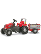 RollyToys Junior Trettraktor RT mit Farm-Trailer