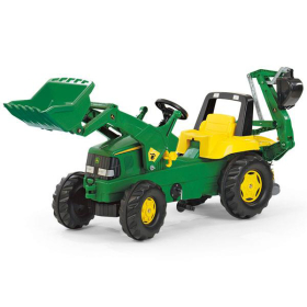 RollyToys Junior Trettraktor John Deere mit Frontlader...