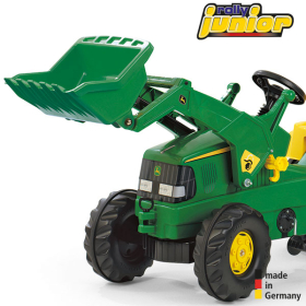 RollyToys Junior Trettraktor John Deere mit Frontlader...