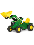 RollyToys Farmtrac Trettraktor John Deere 6210 R mit Frontlader & Luftreifen