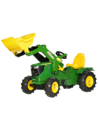 RollyToys Farmtrac Trettraktor John Deere 6210 R mit Frontlader & Luftreifen